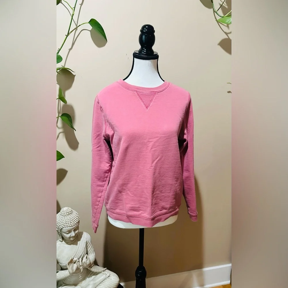 Small L.L. Bean Rose Pink Pullover - Picture 1 of 16